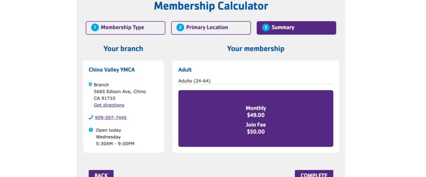 membership calculator